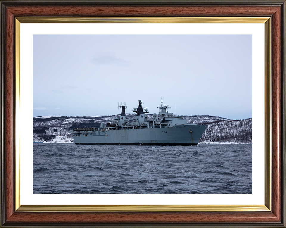 HMS Albion L14 Royal Navy Albion Class amphibious ship Photo Print or Framed Print - Hampshire Prints