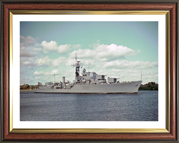 HMS Dainty D108 Royal Navy Daring class destroyer Photo Print or Framed Print - Hampshire Prints