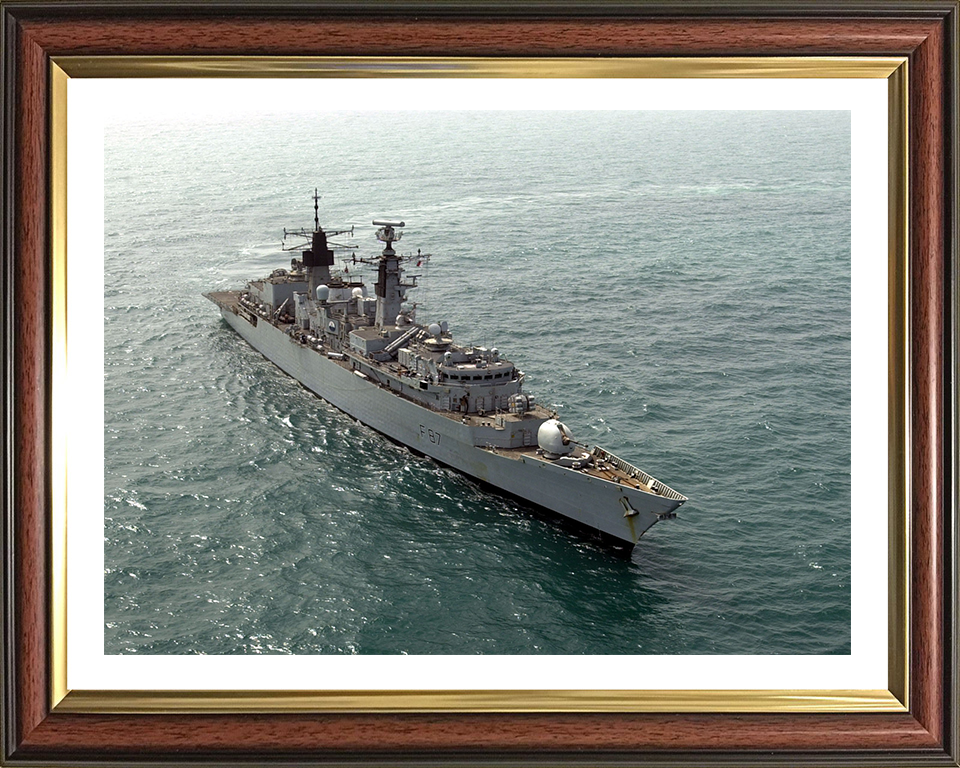 HMS Chatham F87 Royal Navy Type 22 Frigate Photo Print or Framed Print - Hampshire Prints