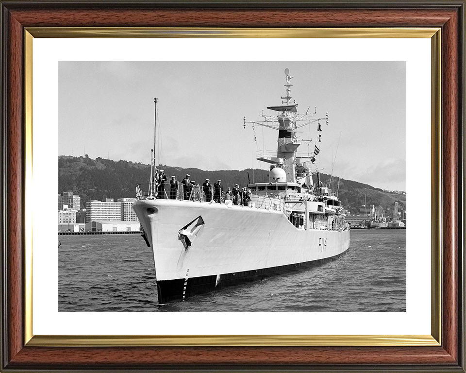 HMS Ajax F114 Royal Navy Leander Class Frigate Photo Print or Framed Print - Hampshire Prints