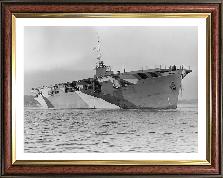 HMS Activity D94 Royal Navy escort carrier Photo Print or Framed Print - Hampshire Prints