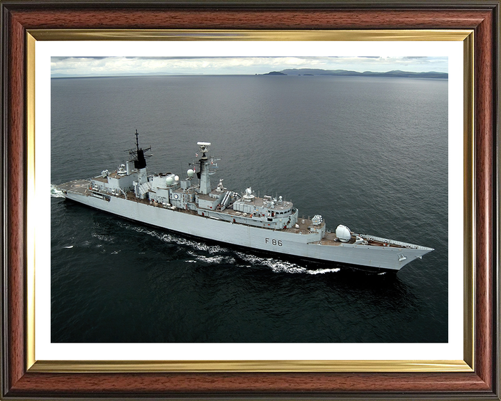 HMS Campbeltown F86 Royal Navy Type 22 Frigate Photo Print or Framed Photo Print - Hampshire Prints