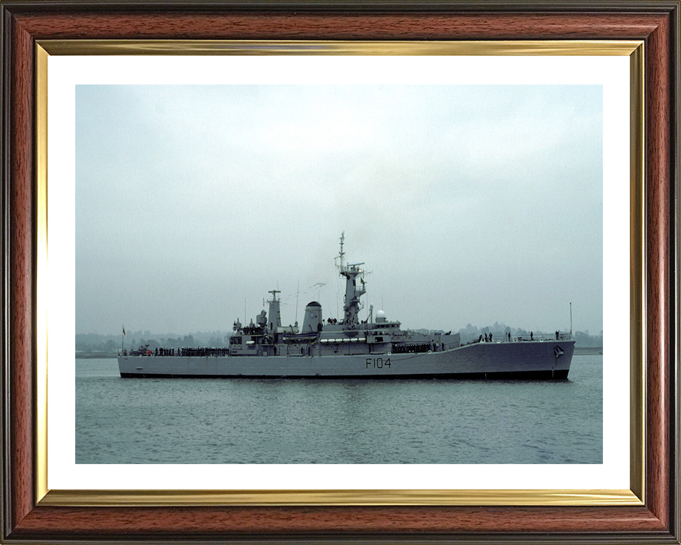 HMS Dido F104 Royal Navy Leander class frigate Photo Print or Framed Print - Hampshire Prints