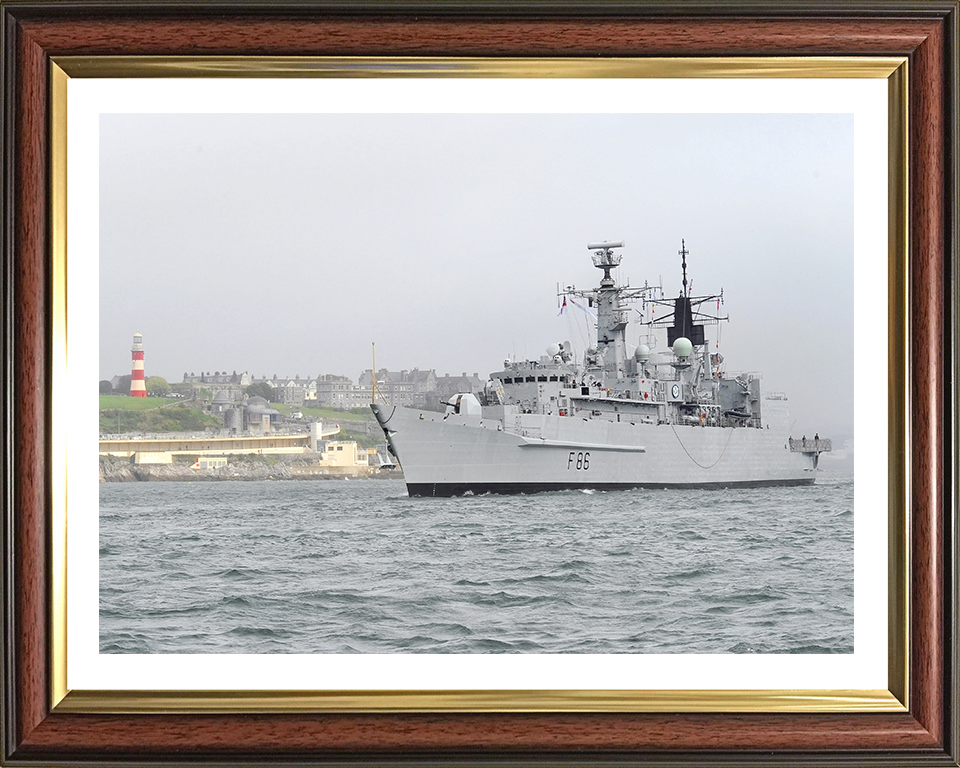 HMS Campbeltown F86 Royal Navy Type 22 frigate Photo Print or Framed Print - Hampshire Prints