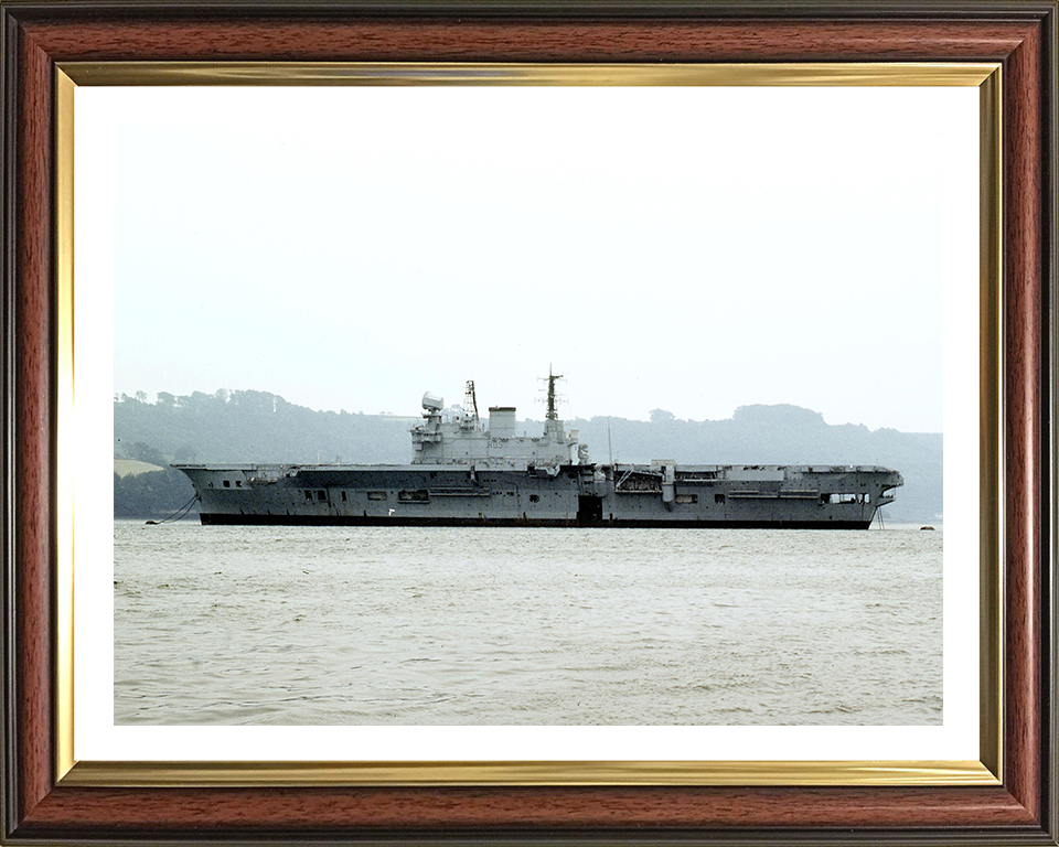 HMS Eagle R05 Royal Navy Audacious class aircraft carrier Photo Print or Framed Print - Hampshire Prints