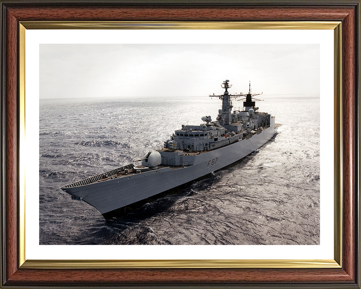 HMS Chatham F87 Royal Navy Type 22 Frigate Photo Print or Framed Print - Hampshire Prints