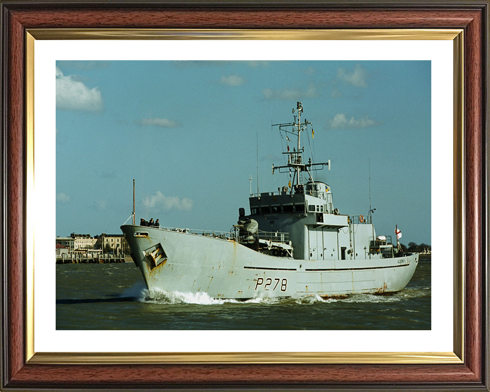 HMS Alderney P278 Royal Navy Island class Patrol Vessel Photo Print or Framed Photo Print - Hampshire Prints