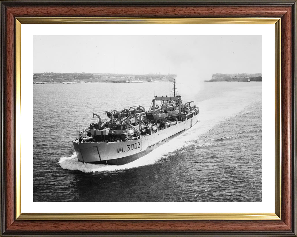 HMS Anzio L3003 Royal Navy tank landing craft Photo Print or Framed Print - Hampshire Prints