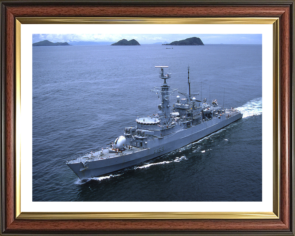 HMS Amazon F169 Royal Navy type 21 Frigate Photo Print or Framed Print - Hampshire Prints