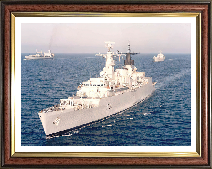 HMS Brazen F91 Royal Navy Type 22 frigate Photo Print or Framed Print - Hampshire Prints