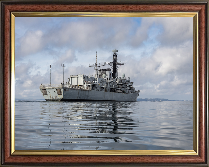 HMS Argyll F231 Royal Navy type 23 Frigate Photo Print or Framed Print - Hampshire Prints