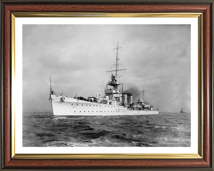 HMS Cairo D87 Royal Navy C class light cruiser Photo Print or Framed Photo Print - Hampshire Prints