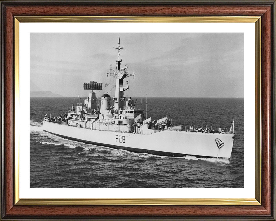 HMS Cleopatra F28 Royal Navy Leander class frigate Photo Print or Framed Print - Hampshire Prints