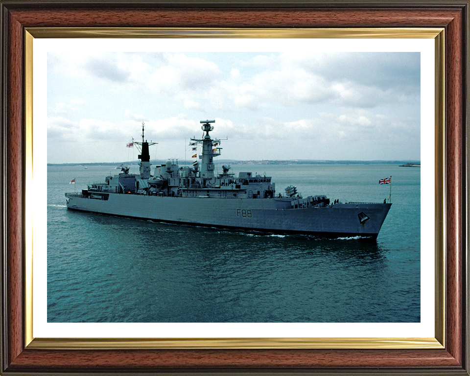 HMS Broadsword F88 Royal Navy Type 22 Frigate Photo Print or Framed Print - Hampshire Prints