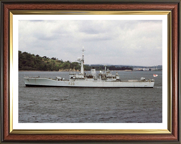 HMS Cleopatra F28 Royal Navy Leander class frigate Photo Print or Framed Print - Hampshire Prints