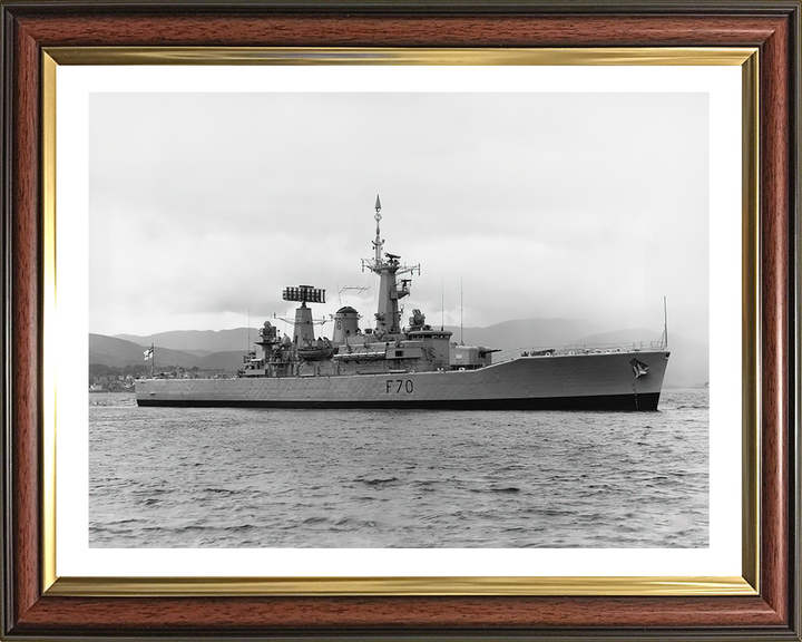 HMS Apollo F70 Royal Navy Leander class Frigate Photo Print or Framed Print - Hampshire Prints