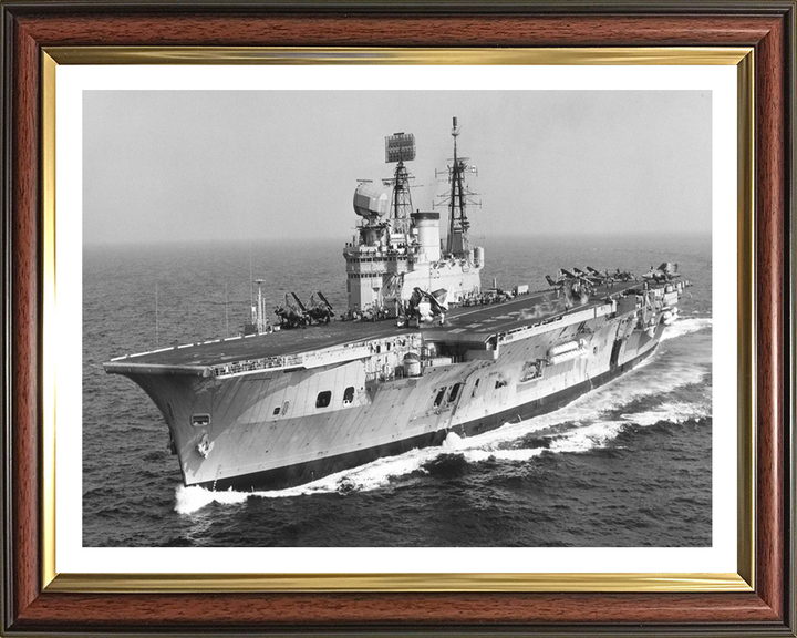 HMS Eagle R05 Royal Navy Audacious class aircraft carrier Photo Print or Framed Print - Hampshire Prints