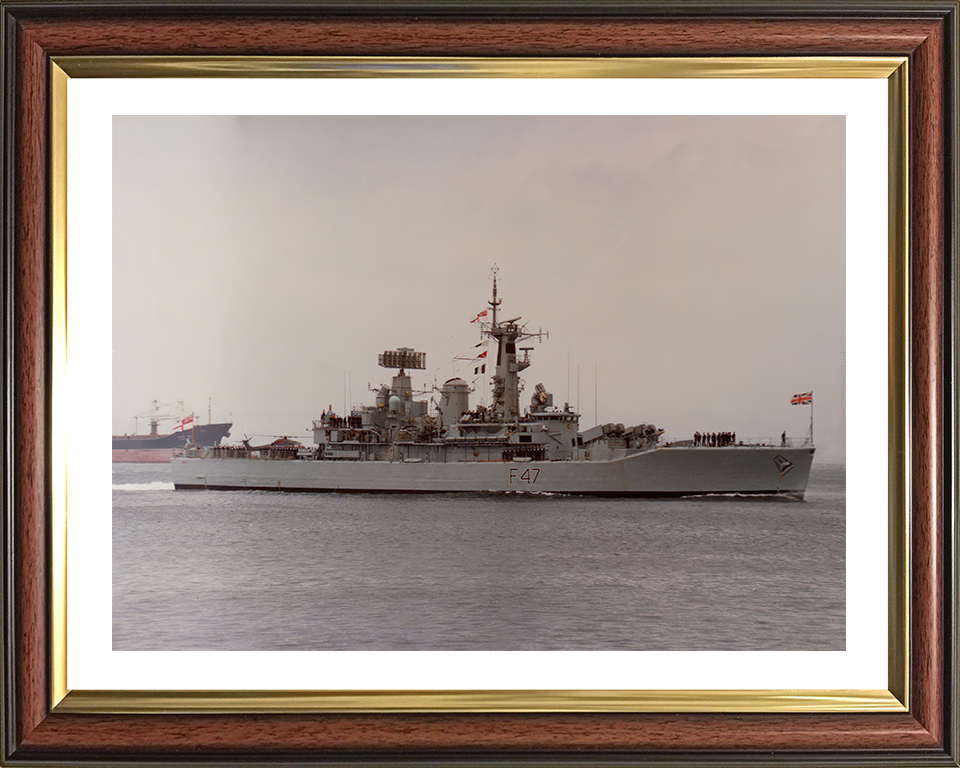 HMS Danae F47 Royal Navy Leander Class Frigate Photo Print or Framed Print - Hampshire Prints