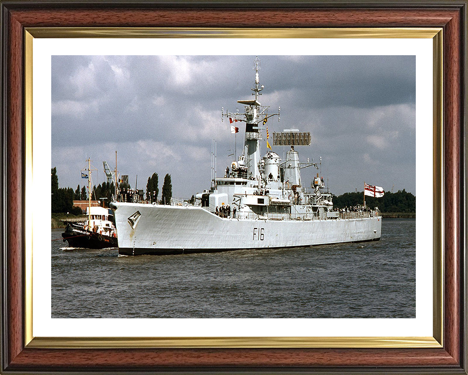 HMS Diomede F16 Royal Navy Leander class frigate Photo Print or Framed Print - Hampshire Prints