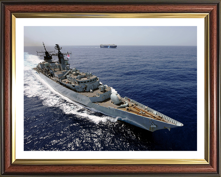 HMS Chatham F87 Royal Navy Type 22 Frigate Photo Print or Framed Print - Hampshire Prints