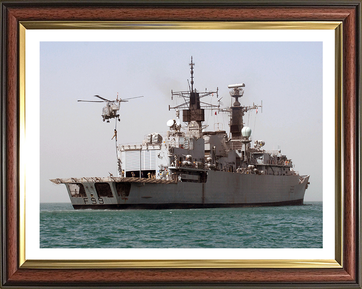 HMS Cornwall F99 Royal Navy Type 22 Frigate Photo Print or Framed Photo Print - Hampshire Prints