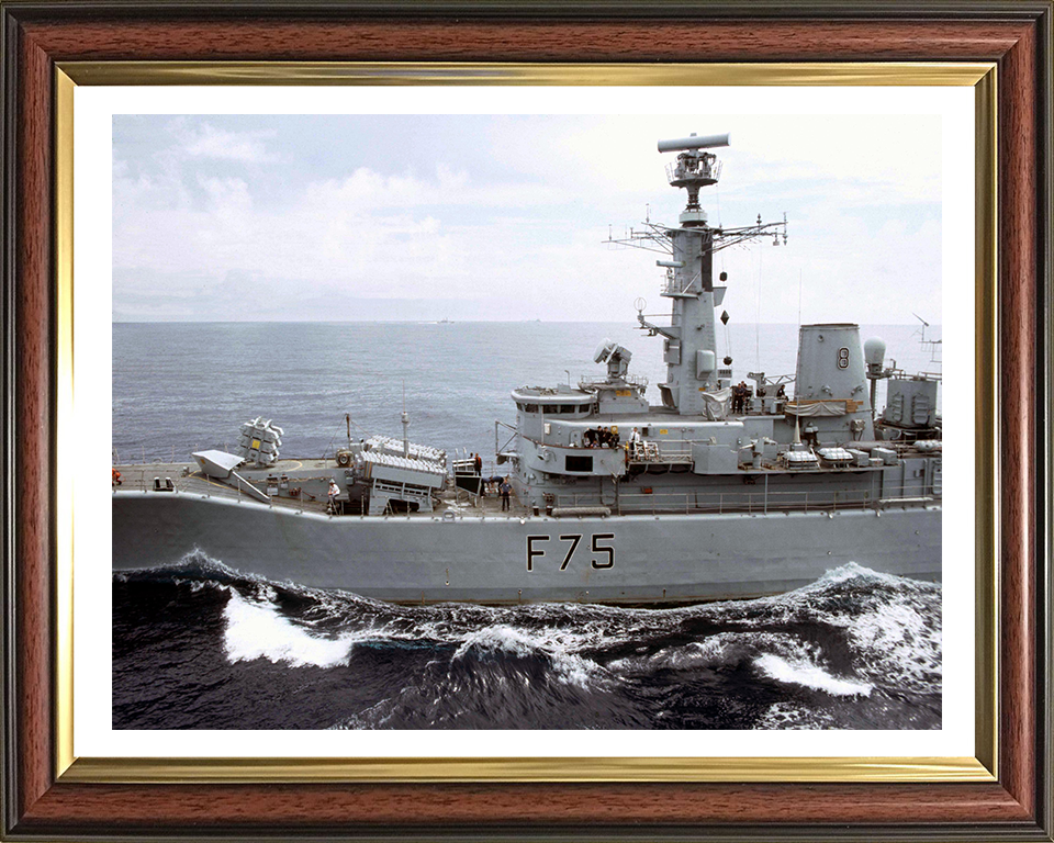 HMS Charybdis F75 Royal Navy Leander class frigate Photo Print or Framed Print - Hampshire Prints