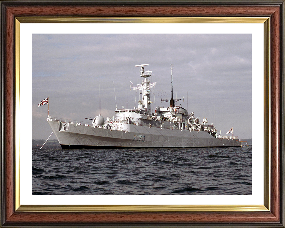 HMS Antelope F170 Royal Navy Type 21 frigate Photo Print or Framed Print - Hampshire Prints