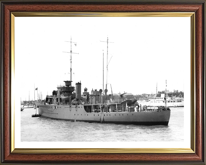 HMS Bittern L07 Royal Navy Bittern class sloop Photo Print or Framed Print - Hampshire Prints