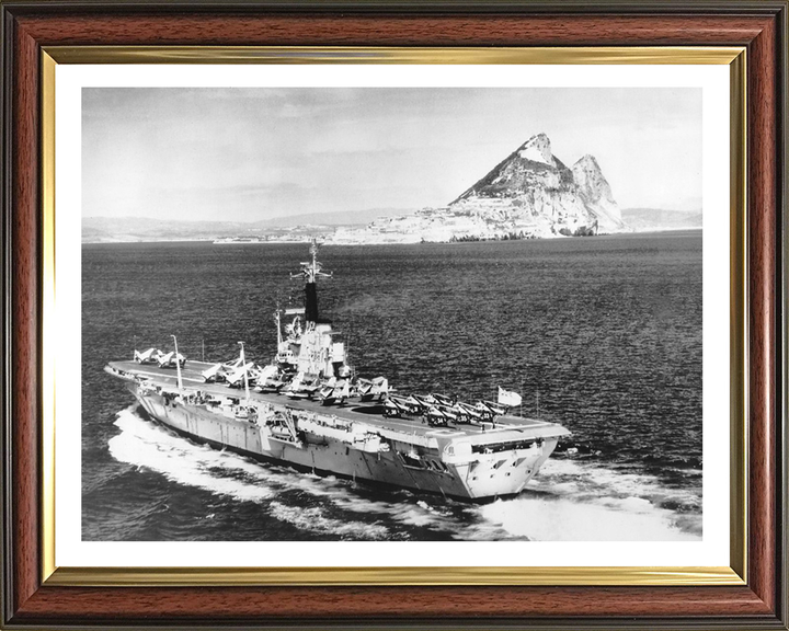 HMS Centaur R06 Royal Navy Centaur class light fleet carrier Photo Print or Framed Print - Hampshire Prints