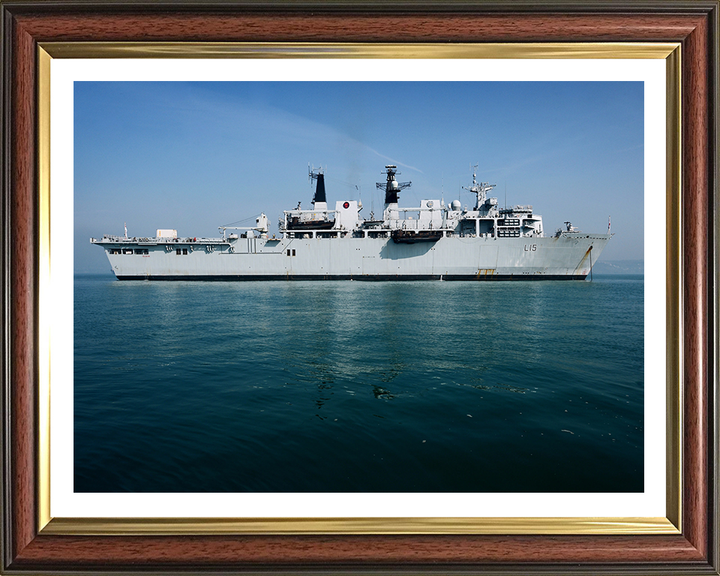 HMS Bulwark L15 Royal Navy Albion class amphibious ship Photo Print or Framed Print - Hampshire Prints