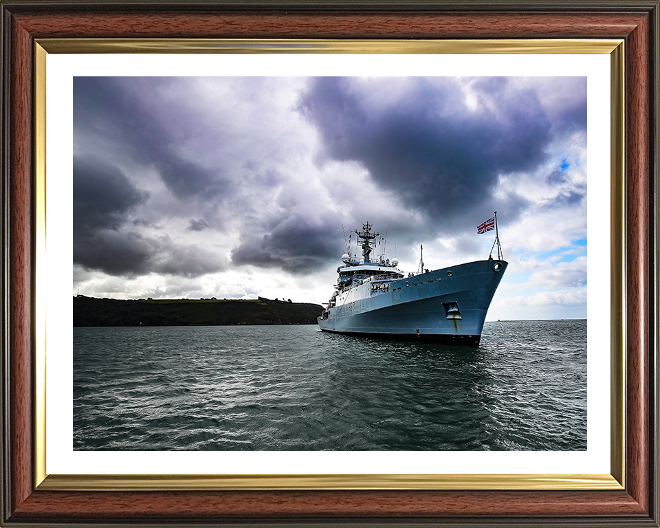 HMS Echo H87 | Photo Print | Framed Print | Echo Class | Survey Vessel | Royal Navy - Hampshire Prints