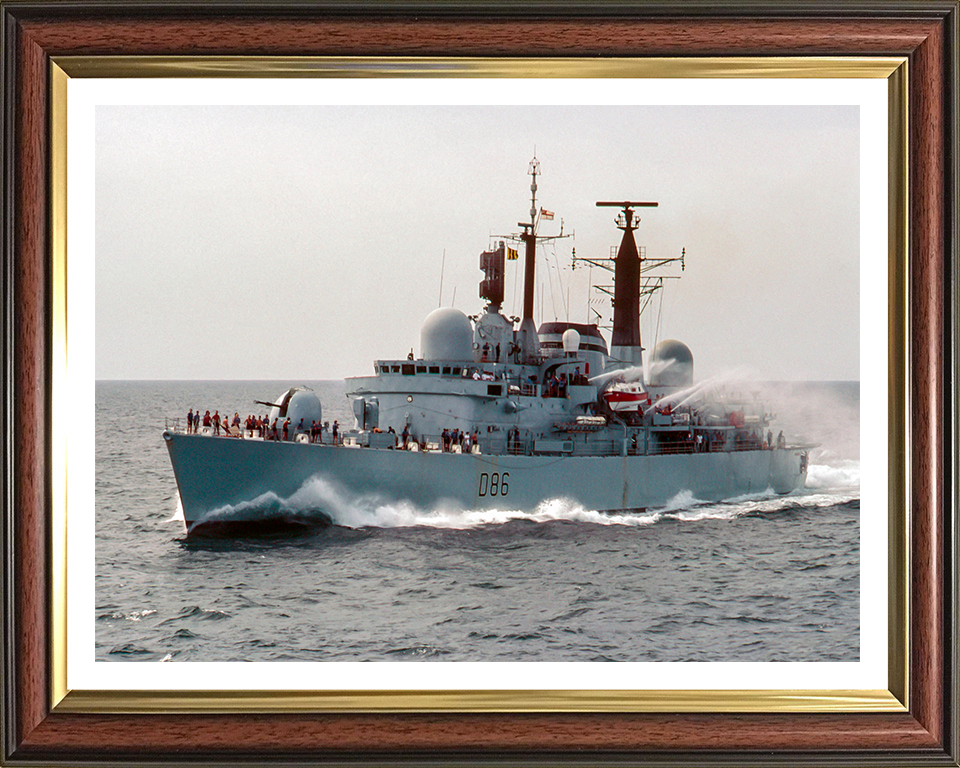 HMS Birmingham D86 Royal Navy Type 42 destroyer Photo Print or Framed Print - Hampshire Prints