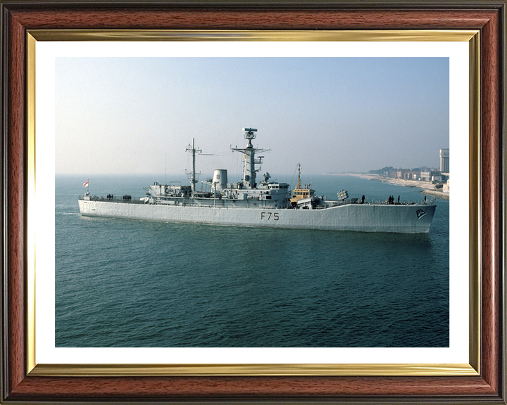 HMS Charybdis F75 Royal Navy Leander class frigate Photo Print or Framed Print - Hampshire Prints