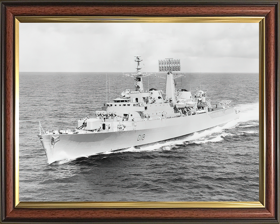 HMS Antrim D18 Royal Navy County class destroyer Photo Print or Framed Print - Hampshire Prints