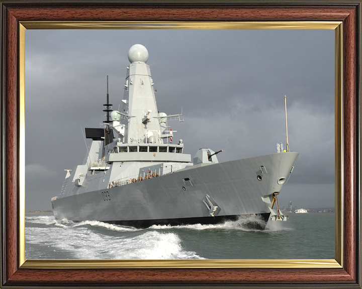 HMS Dauntless D33 Royal Navy Type 45 Destroyer Photo Print or Framed Print - Hampshire Prints