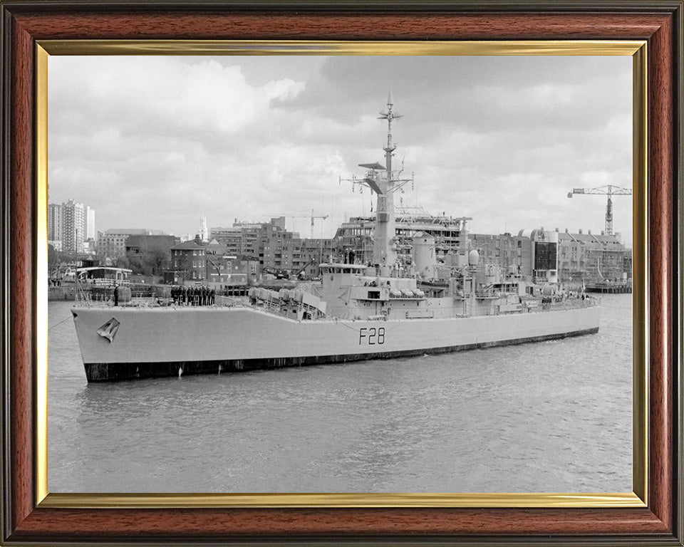 HMS Cleopatra F28 Royal Navy Leander class frigate Photo Print or Framed Print - Hampshire Prints