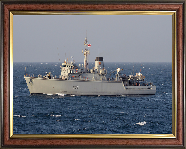 HMS Atherstone M38 Royal Navy Hunt class mine countermeasures vessel Photo Print or Framed Print - Hampshire Prints