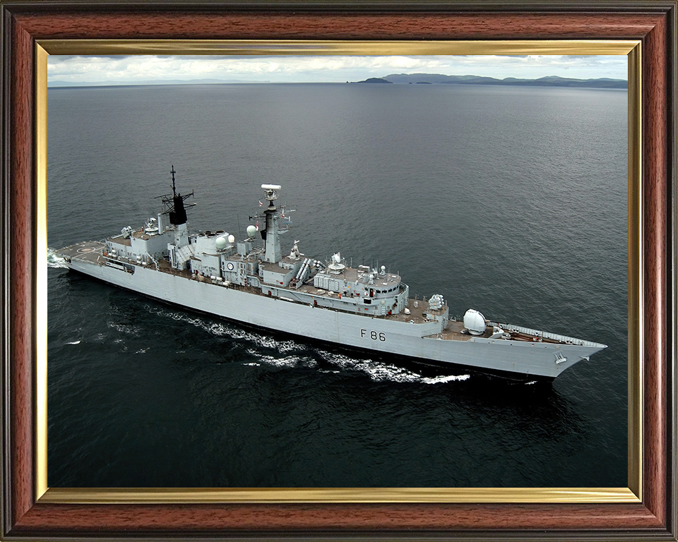 HMS Campbeltown F86 Royal Navy Type 22 Frigate Photo Print or Framed Photo Print - Hampshire Prints