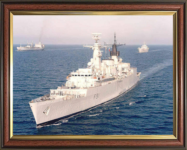 HMS Brazen F91 Royal Navy Type 22 frigate Photo Print or Framed Print - Hampshire Prints