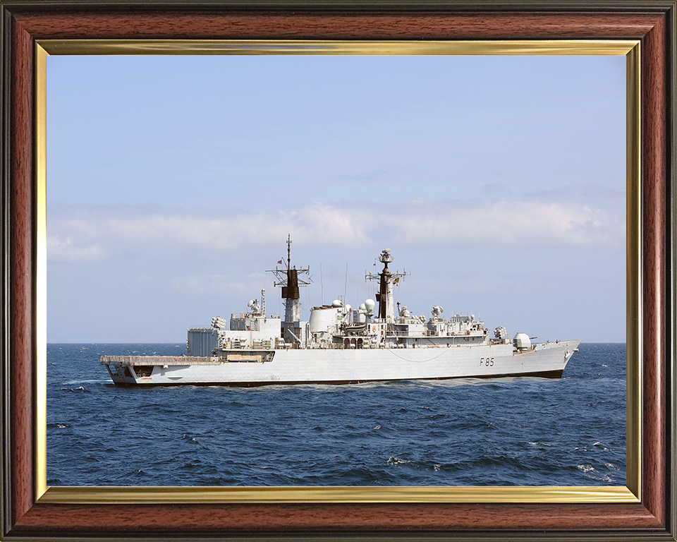 HMS Cumberland F85 Royal Navy Type 22 frigate Photo Print or Framed Print - Hampshire Prints