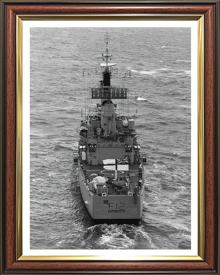 HMS Achilles F12 Royal Navy Leander Class Frigate Photo Print or Framed Print - Hampshire Prints