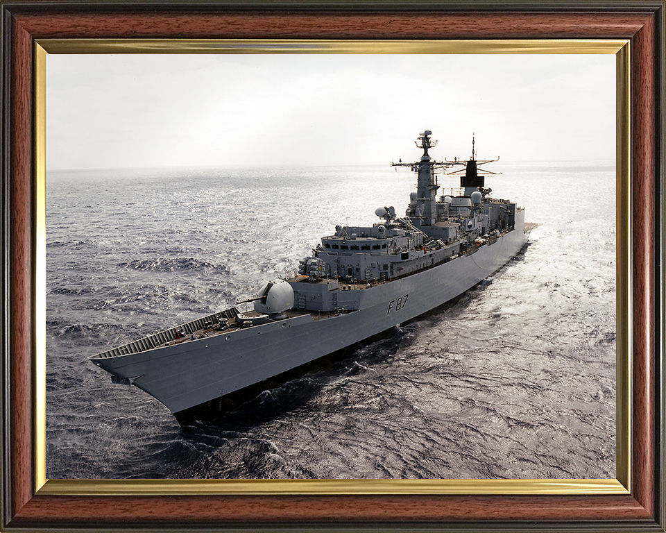 HMS Chatham F87 Royal Navy Type 22 Frigate Photo Print or Framed Print - Hampshire Prints