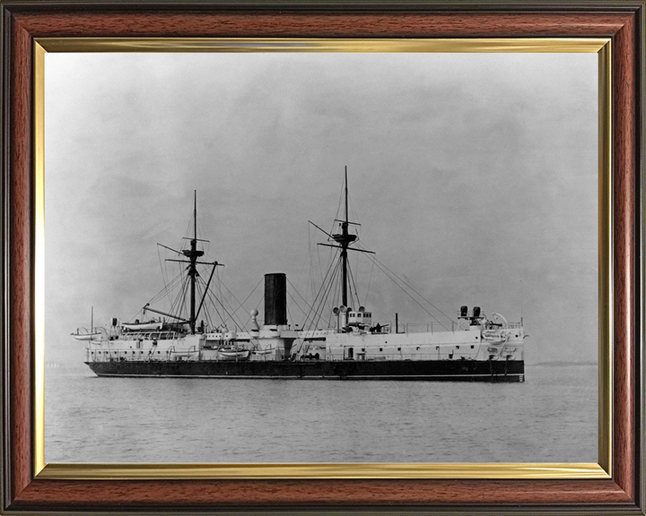 HMS Edinburgh (1882) Royal Navy Colossus class battleship Photo Print or Framed Print - Hampshire Prints