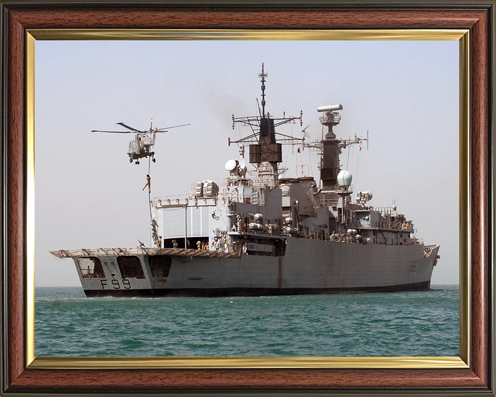 HMS Cornwall F99 Royal Navy Type 22 Frigate Photo Print or Framed Photo Print - Hampshire Prints