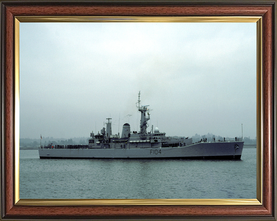 HMS Dido F104 Royal Navy Leander class frigate Photo Print or Framed Print - Hampshire Prints