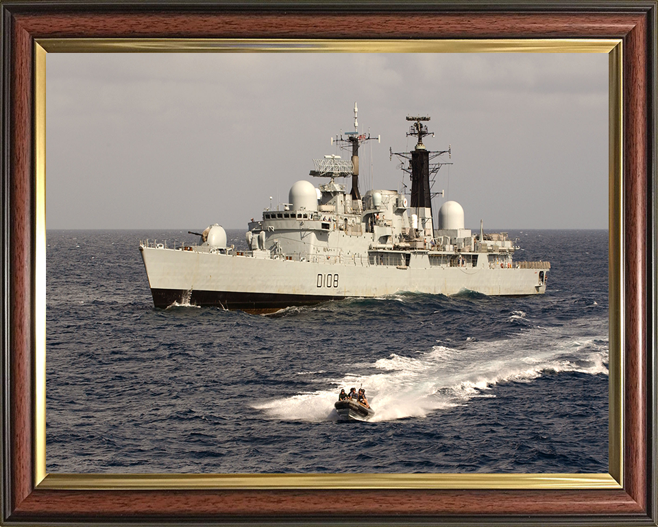 HMS Cardiff D108 Royal Navy Type 42 destroyer Photo Print or Framed Print - Hampshire Prints