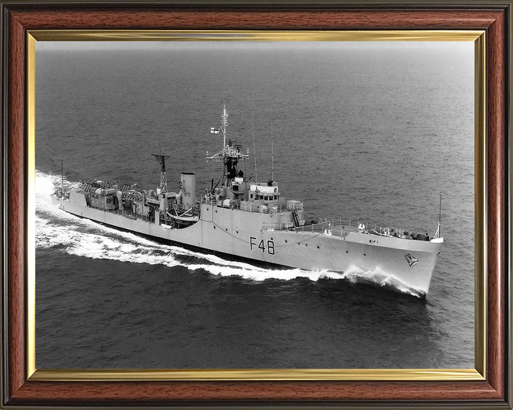 HMS Dundas F48 Royal Navy Blackwood class frigate Photo Print or Framed Print - Hampshire Prints