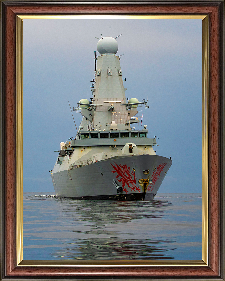 HMS Dragon D35 Royal Navy type 45 Destroyer Photo Print or Framed Print - Hampshire Prints