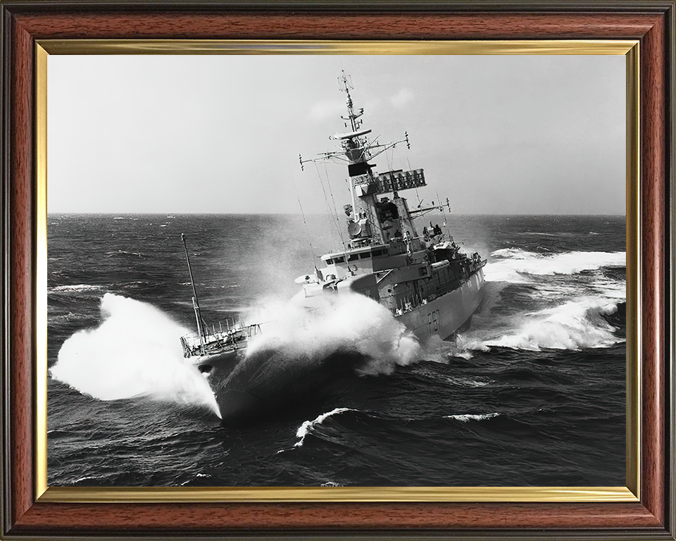 HMS Andromeda F57 Royal Navy Leander class frigate Photo Print or Framed Print - Hampshire Prints