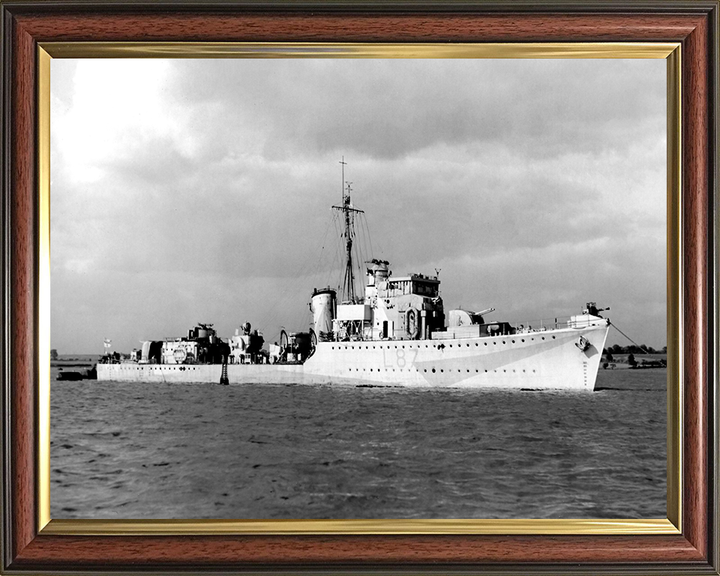 HMS Eglinton L87 Royal Navy Hunt class destroyer Photo Print or Framed Print - Hampshire Prints